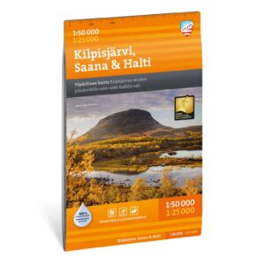 Kilpisjärvi Saana Halti turkart 1:50 000 Calazo