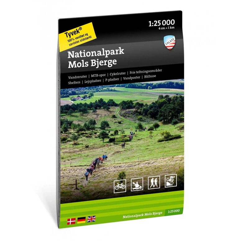 Nationalpark Mols Bjerge turkart 1:25 000 Calazo