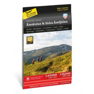 Åreskutan södra Årefjällen høyfjellskart 1:20 000 Calazo