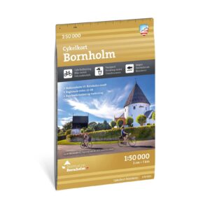 Bornholm sykkelkart 1:50 000 Calazo