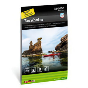 Bornholm turkart 1:50 000 Calazo – vandring sykling og padling