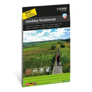 Landsby vandrerute turkart 1:25 000 Calazo