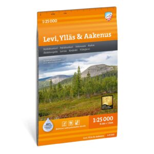Levi Ylläs turkart 1:25 000 Calazo