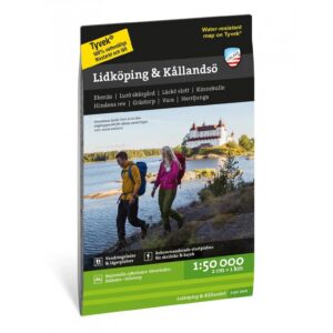 Lidköping Kållandsö turkart 1:50 000 Calazo