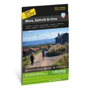 Mora Rättvik Orsa turkart 1:50 000 Calazo