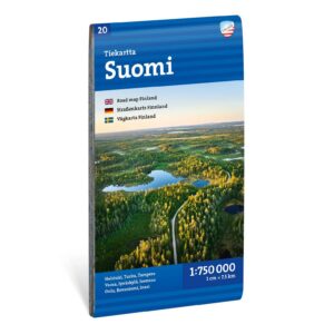 Finland bil- og turistkart 1:750 000 Calazo