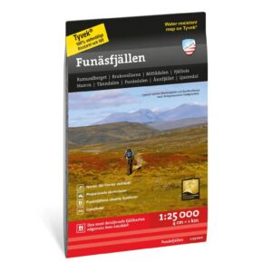 Funäsfjällen turkart 1:25 000 Calazo