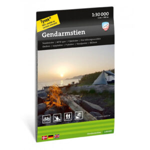 Gendarmstien turkart 1:30 000 Calazo