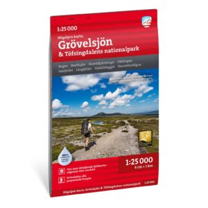 Grövelsjön Töfsingdalens nationalpark turkart 1:25 000 Calazo