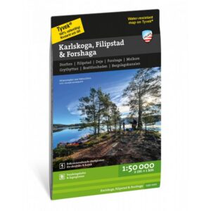 Karlskoga Filipstad Forshaga turkart 1:50 000 Calazo