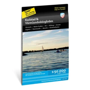Karlstad Värmlandsskärgården turkart 1:50 000 Calazo