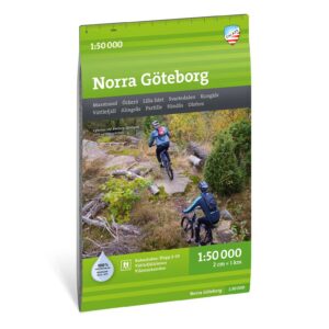 Norra Göteborg turkart 1:50 000 Calazo