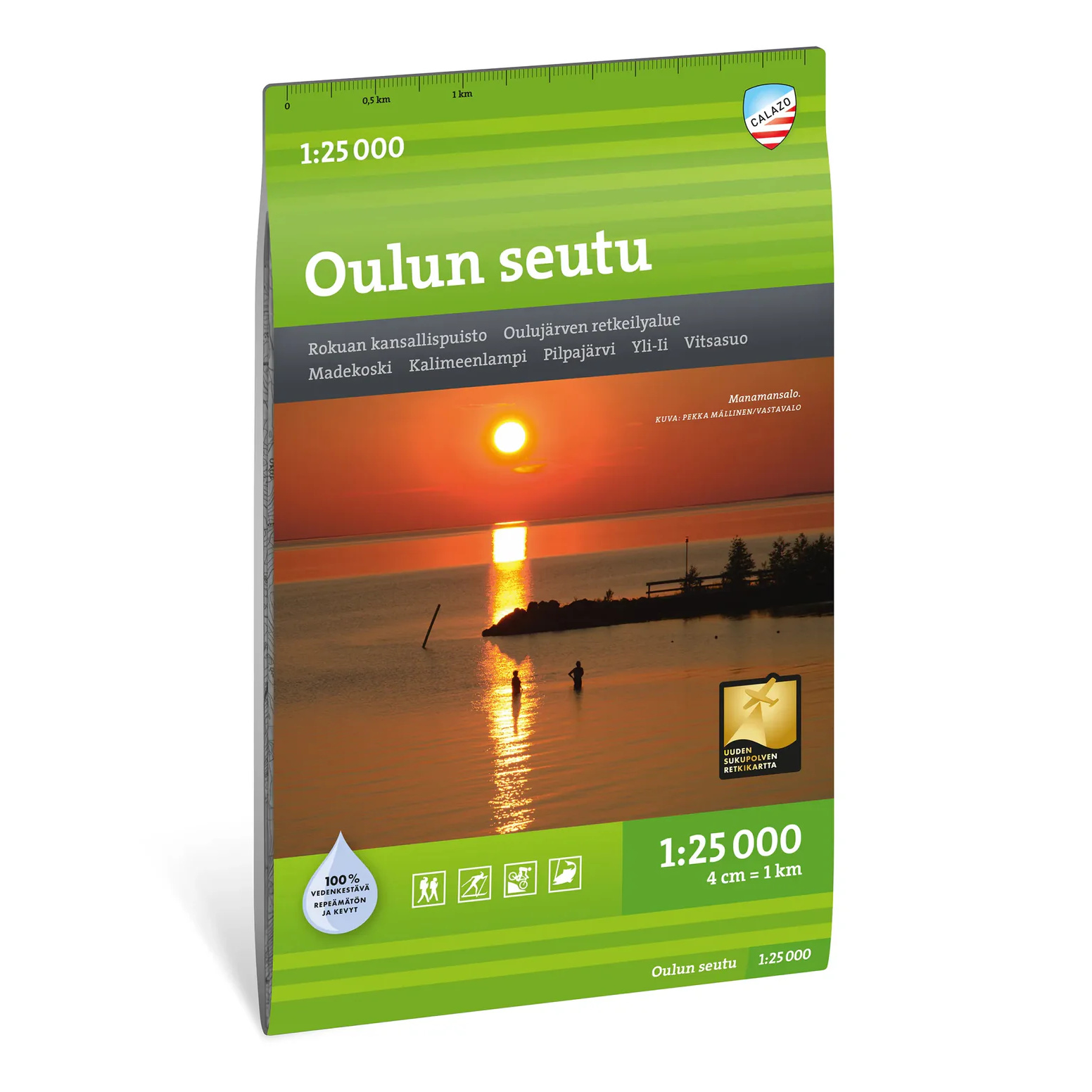 Oulun seutu turkart 1:25 000 Calazo