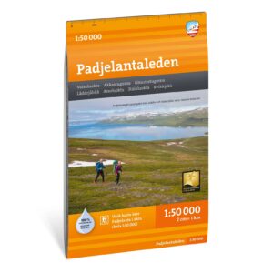 Padjelantaleden turkart 1:50 000 Calazo