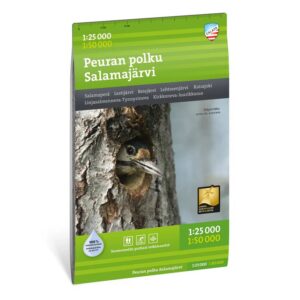 Peuran polku Salamajärvi turkart 1:25 000 Calazo