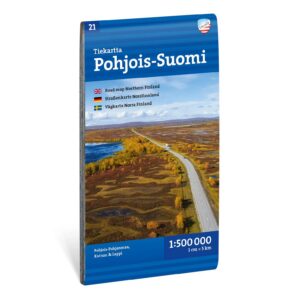 Nord-Finland bil- og turistkart 1:500 000 Calazo
