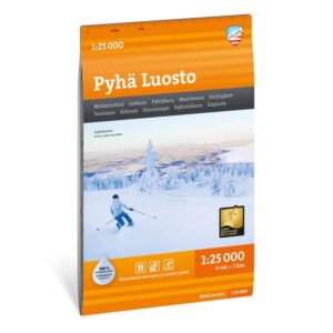 Pyhä Luosto turkart 1:25 000 Calazo