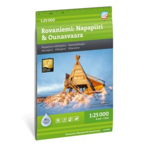 Rovaniemi Napapiiri Ounasvaara turkart 1:25 000 Calazo