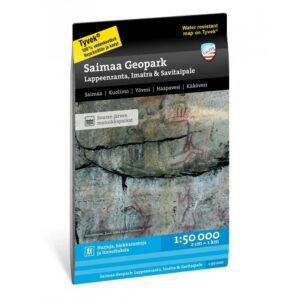 Saimaa Geopark Lappeenranta Imatra Savitaipale turkart 1:50 000 Calazo