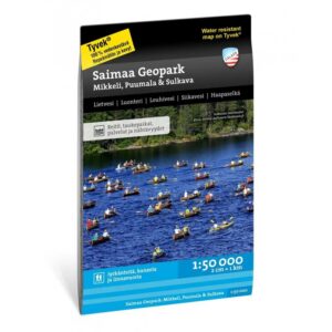 Saimaa Geopark Mikkeli Puumala Sulkava turkart 1:50 000 Calazo