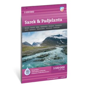 Sarek & Padjelanta turkart 1:100 000 Calazo