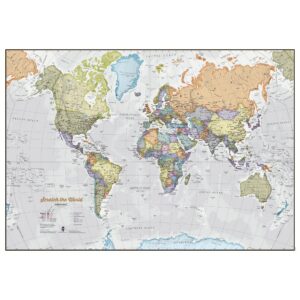 Scratch Map vinkart over Europa med 112 vinregioner