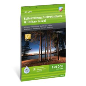 Seitseminen Helvetinjärvi Pirkan taival turkart 1:25 000 Calazo