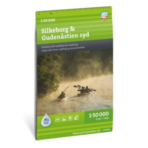 Silkeborg & Gudenåstien syd turkart Calazo