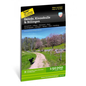 Skövde Billingen Kinnekulle turkart 1:50 000 Calazo