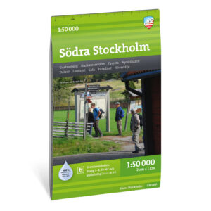 Södra Stockholm turkart 1:50 000 Calazo
