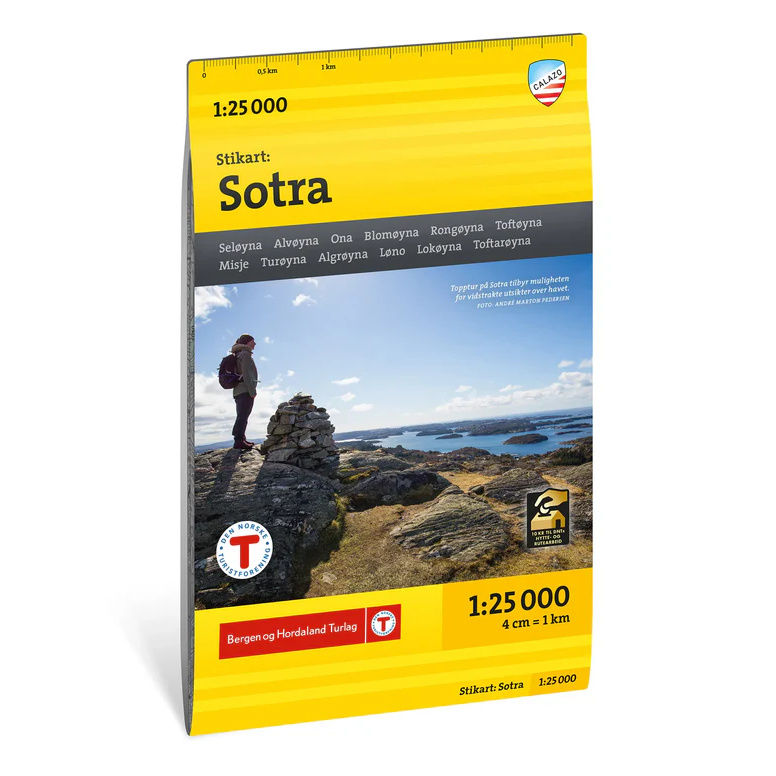 Sotra stikart 1:25 000 Calazo