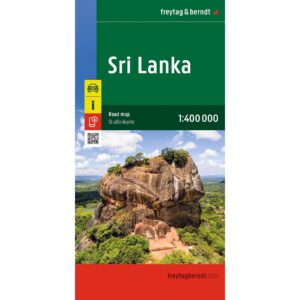 Vei- og reisekart over Sri Lanka i målestokk 1:500 000