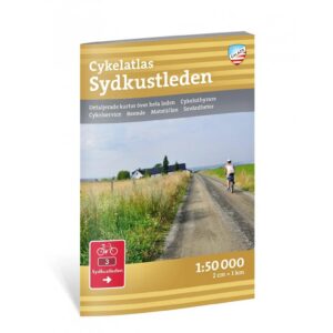 Sydkustleden sykkelatlas 1:50 000 Calazo