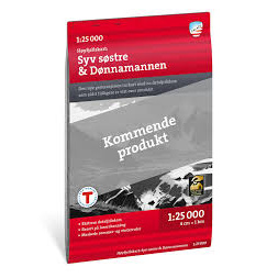 Syv søstre & Dønnamannen høyfjellskart 1:25 000 Calazo