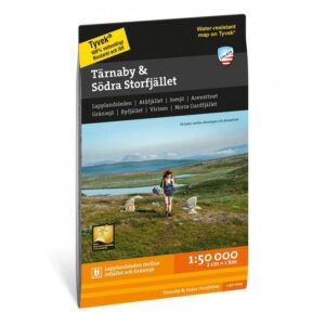 Tärnaby & Södra Storfjället turkart 1:50 000 Calazo
