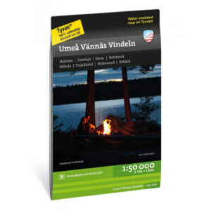Umeå Vännäs Vindeln turkart 1:50 000 Calazo