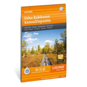 Urho Kekkosen kansallispuisto turkart 1:50 000 Calazo