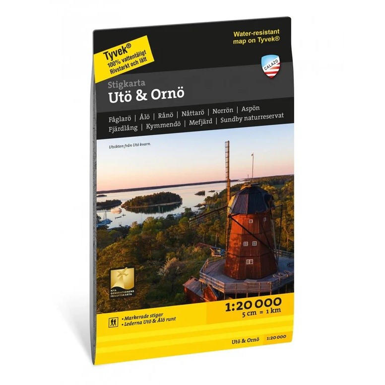Utö & Ornö stikart 1:20 000 Calazo