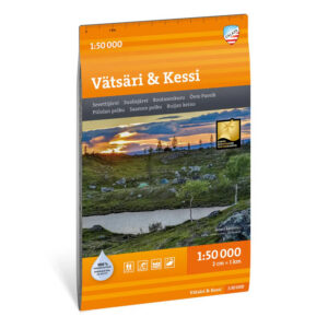 Vätsäri & Kessi turkart 1:50 000 Calazo