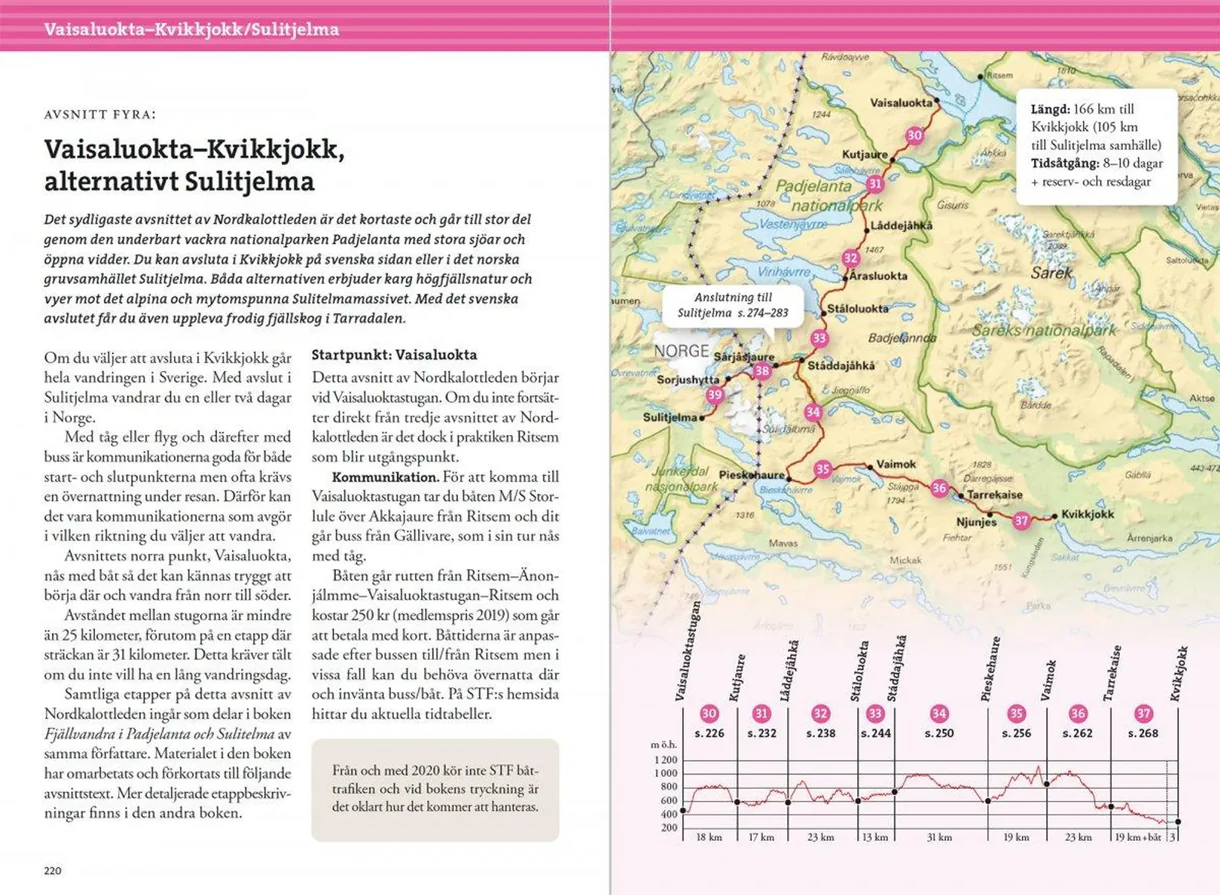 Fjällvandra längs Nordkalottleden – oppslag