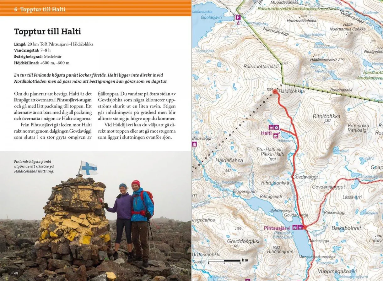 Fjällvandra längs Nordkalottleden – oppslag
