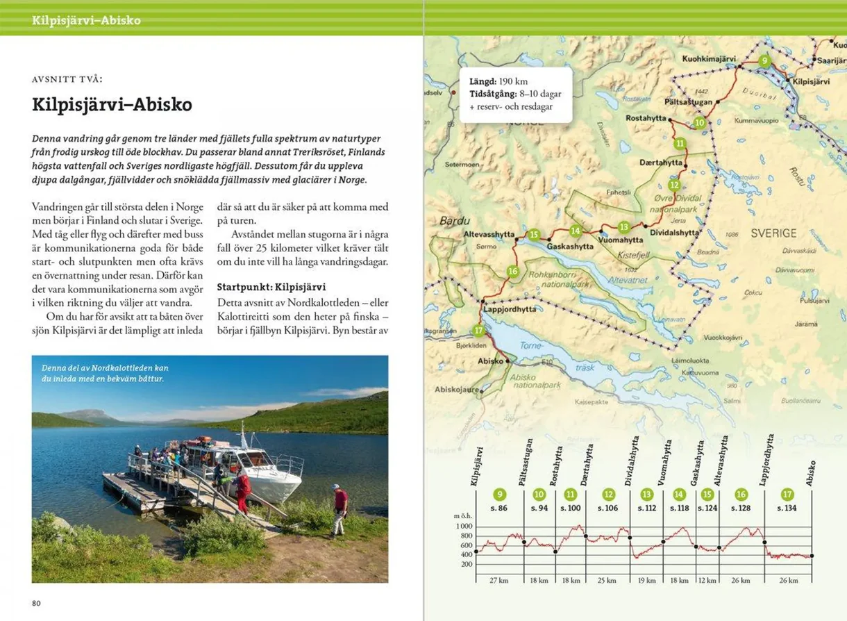 Fjällvandra längs Nordkalottleden – oppslag