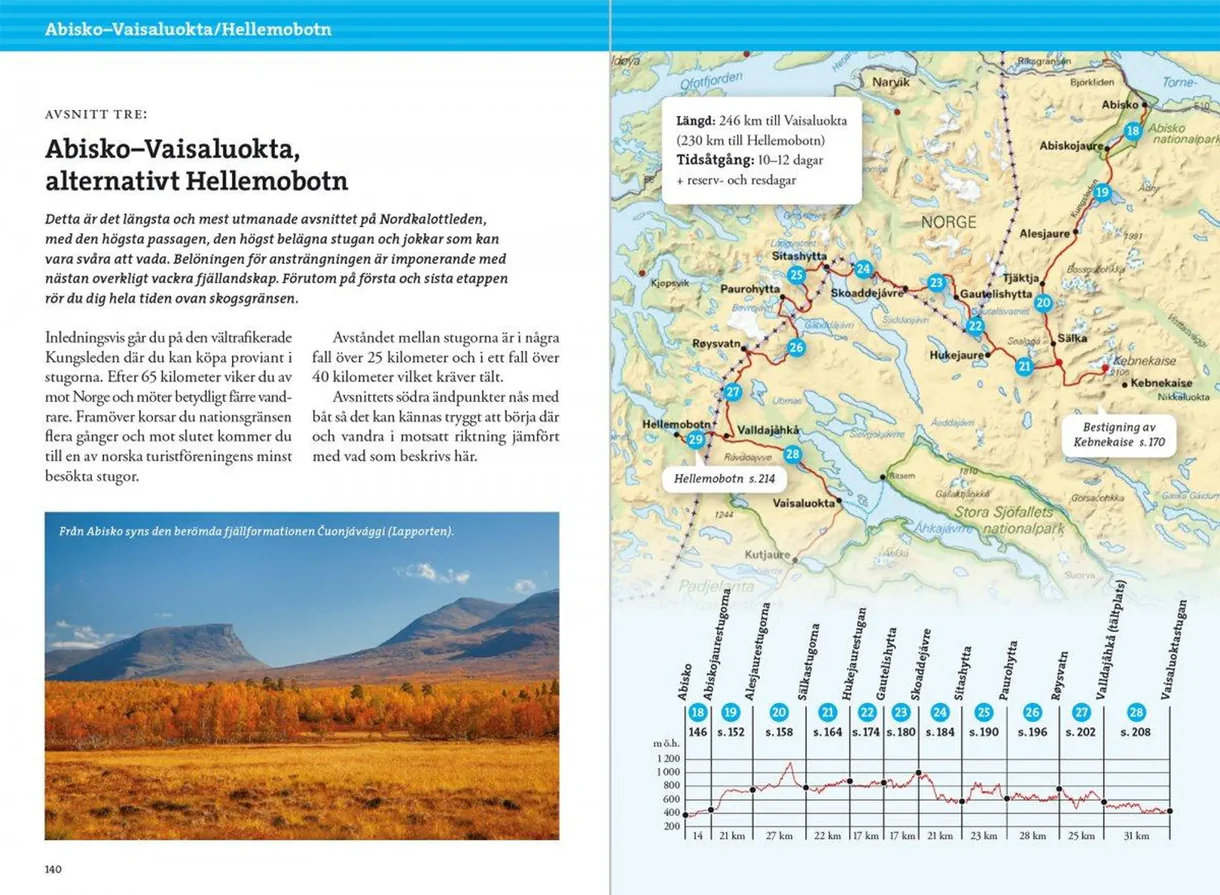 Fjällvandra längs Nordkalottleden – oppslag