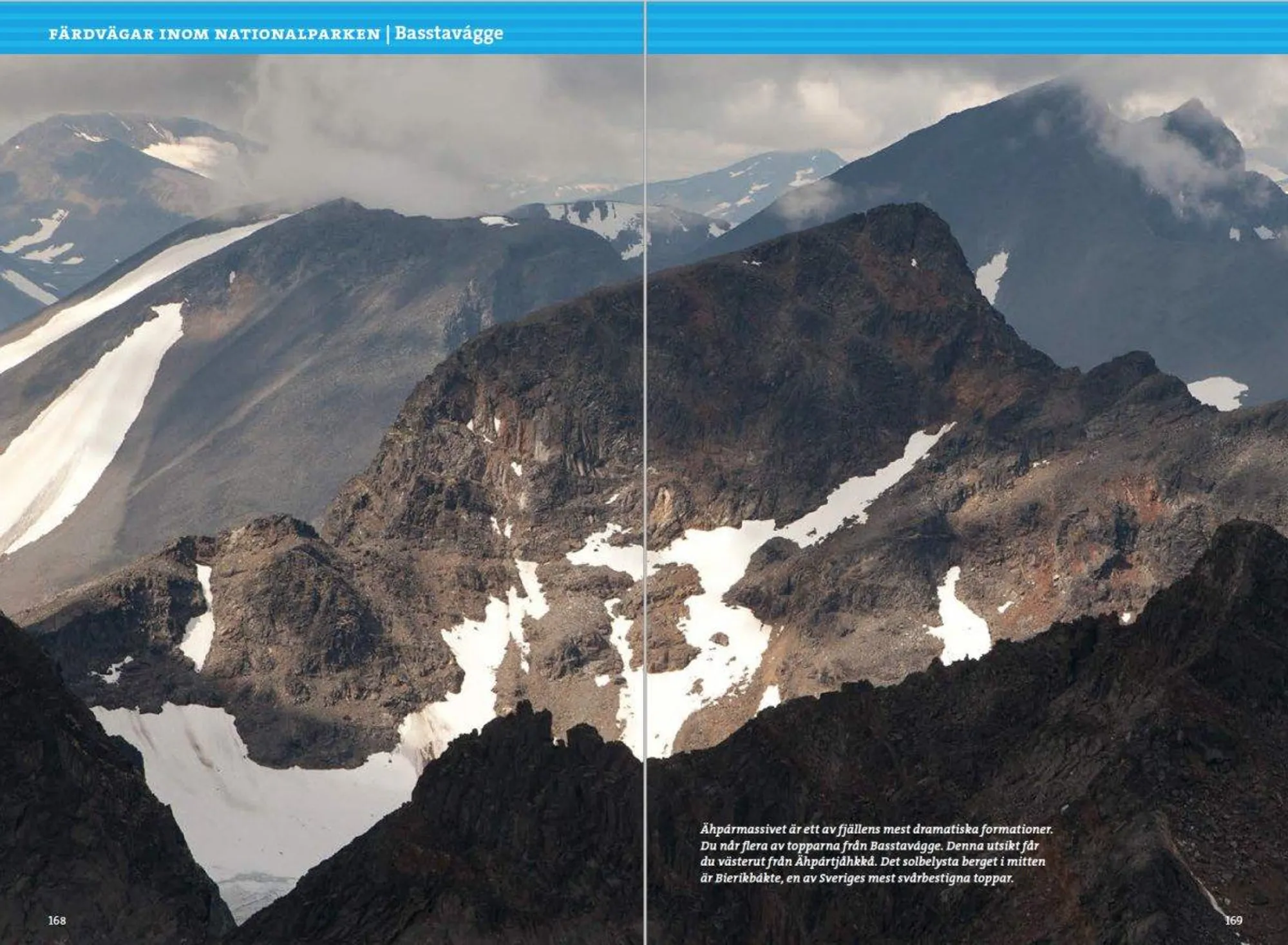 Post from "Fjällvandra in Sarek" with maps, route descriptions, and photographs