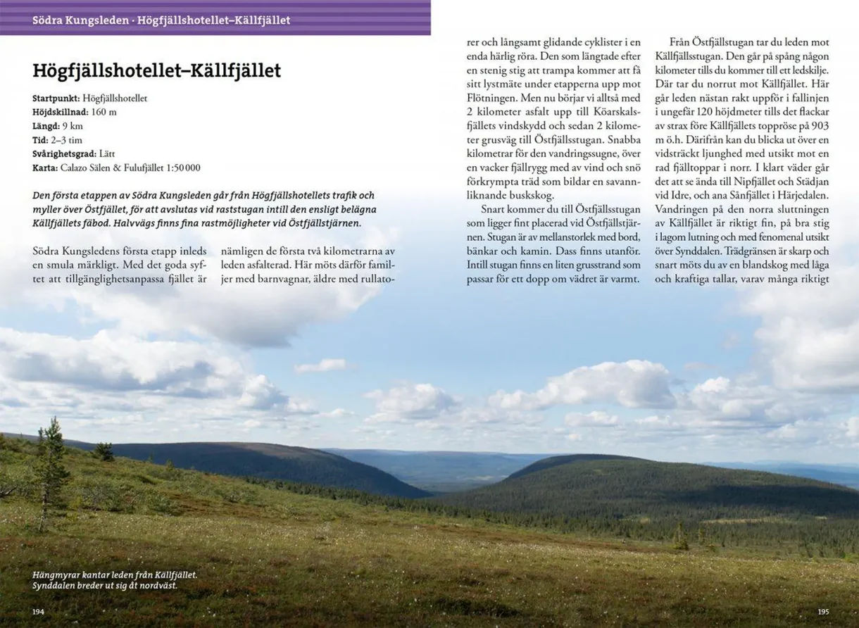 Detaljbilde fra Vandra i Sälen och Fulufjällets nationalpark