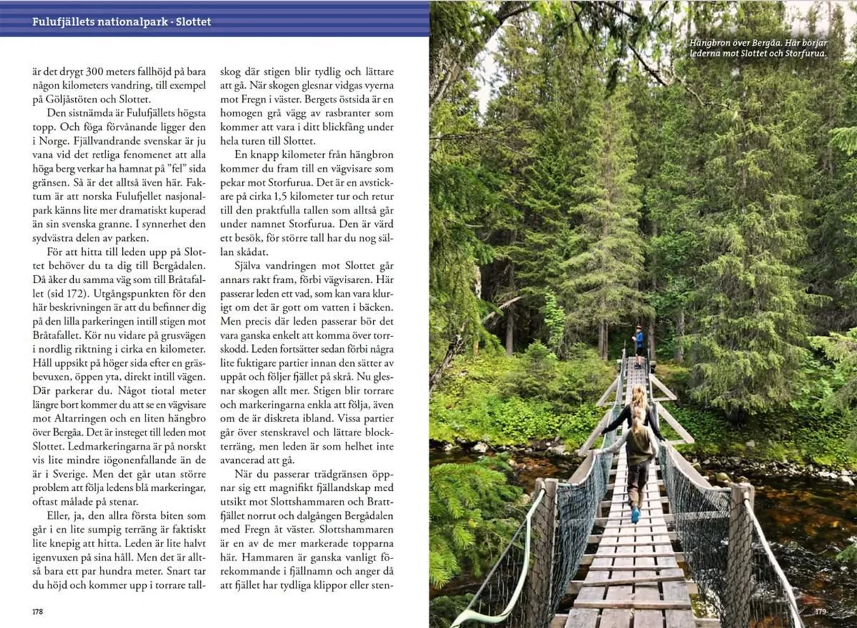 Detaljbilde fra Vandra i Sälen och Fulufjällets nationalpark