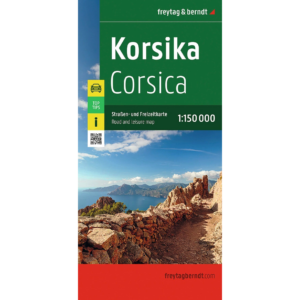 Forsiden av Korsika veikart fra freytag & berndt