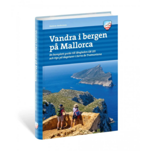 Forsiden av guideboken Vandra i bergen på Mallorca