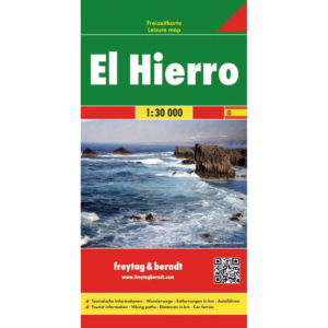 Freytag & Berndt vei- og fritidskart over El Hierro på Kanariøyene.
