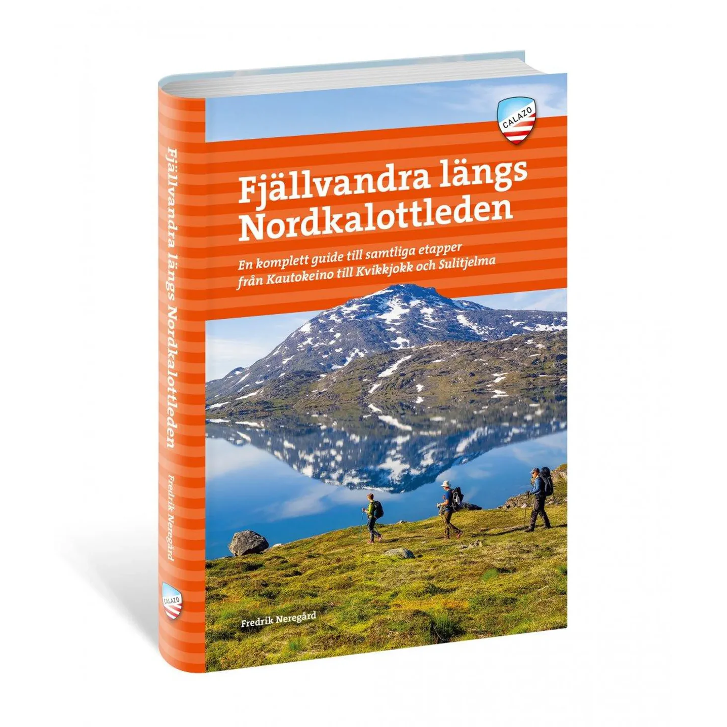 Forsiden av guideboken Fjällvandra längs Nordkalottleden